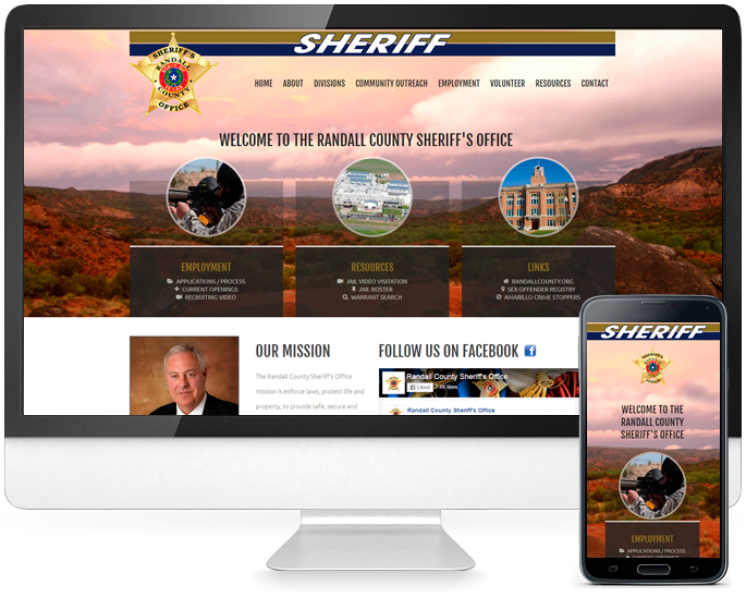 Government agency website design in Amarillo, TX